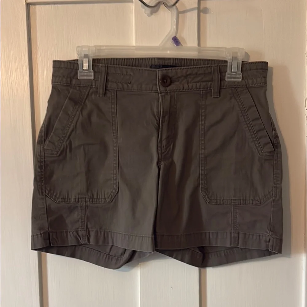 Prana Women's Gray/Brown Casual Shorts - Picture 1 of 2